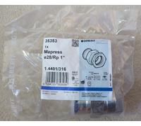 Geberit Mapress 35353 Stainless Steel Adapter Union 28 mm Rp 1" - New