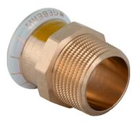 Geberit Mapress Copper Adaptor with Male Thread 15mm x 1 Brass - 34666