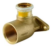 Geberit Mapress Copper Press-Fit Elbow Tap Connnector 22mmx1" 91105