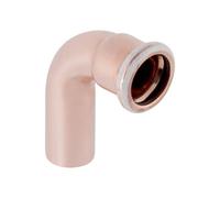 Geberit Mapress Copper Press-Fit Plain End Elbow 90 Degree (Water) 22mm 60304