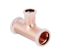 GE Mapress Copper T-Piece Reduced D22-15-22