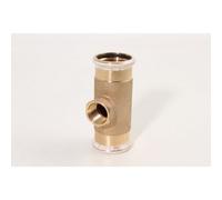 Geberit Mapress Copper Press-Fit T-Piece With Female Thread (Water) 35mm X 1/2" 61362