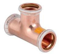 Geberit Mapress Copper T-Piece Equal Gas 15mm Press Fit - 34528