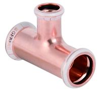 GE Mapress Copper T-Piece Reduced D22-15-22