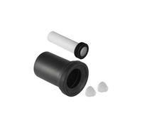 Geberit Modern Bathroom Connection Set For Wall Mounted Wc Toilet With 3 Cover Caps 90mm Chrome Matt Pe / Pp 152.426.46.1