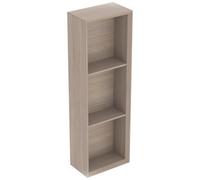 Geberit Modern Bathroom Wall Mounted Rectangular Bathroom Adjustable Shelf Unit 700mm Oak Finish (Unit Only) 502.320.jh.1