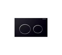Geberit Omega20 Dual Flush Plate Black Gloss Chrome 115.085.KM.1