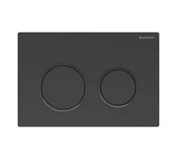 Geberit Omega20 Dual Flush Plate Matt Black 115.085.16.1