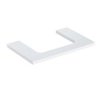 Geberit One 750mm Gloss White Worktop For Lay On Washbasin