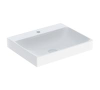 Geberit ONE Rectangular 1 Tap Hole Wash Basin With Vertical Outlet 600mm White