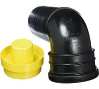 Geberit PE 366061161 Wall-Mounted Toilet Bend 90 Degrees DN90/90 for GIS/Duofix,