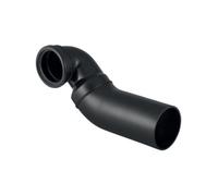 Geberit Pe Connection Bend 90 For Wall-Hung Wc Offset To The Left With Extension: D90Mm D1-90Mm Black