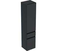 Geberit Plan 2 Door Tall Cabinet Drawer Bathroom 1800mm Lava Matt (Unit Only)