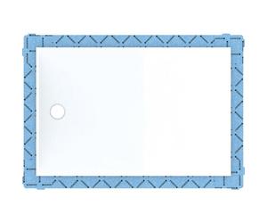 Geberit Rectangular Shower Surface - 800mm X 1000mm - Alpine White Please Select Size: 800mm X 1000mm