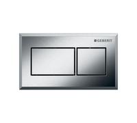 Geberit Remote Flush Control - Brushed Chrome Finish: Brushed Chrome
