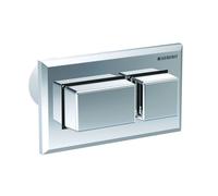 Geberit Remote Flush Control - Gloss Chrome Plated Finish: Gloss Chrome Plated