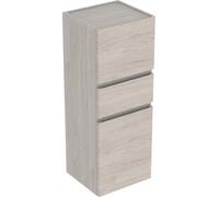Geberit Renova Plan 1050mm Wall Hung Medium Level Bathroom Cabinet - Light Hickory Finish: Light Hickory