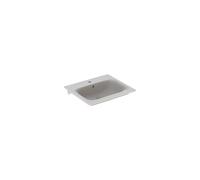 Geberit Vanity Washbasin Renova Plan 1 Tap Hole With Overflow 550x168x480mm White