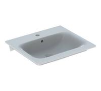Geberit Vanity Washbasin Renova Plan 1 Tap Hole With Overflow 550x168x480mm White