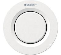 Geberit Round Push Button Single Flush Pneumatic Plate White 116.040.11.1
