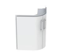 Geberit Selnova Compact 690mm Double Door Vanity Unit With Basin - 1 Tap Hole - White