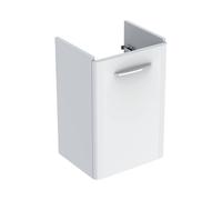 Geberit Selnova Square 376mm Single Door Vanity Unit With Basin - 1 Tap Hole - White