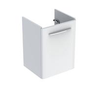 Geberit Selnova Square 418mm Single Door Vanity Unit With Basin - 1 Tap Hole - White