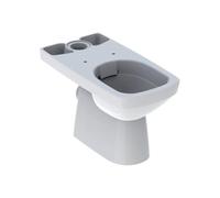 Geberit Selnova Square Open Back Close Coupled Toilet With Cistern And Standard Toilet Seat
