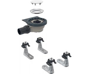 Geberit Setaplano Installation Frame - 6 Feet Installation Set - Depth of water seal - 50mm - D50mm - Chrome