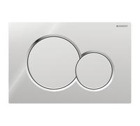 Geberit Sigma 01 Dual Push Button Flush Plate WC Concealed Cistern Chrome