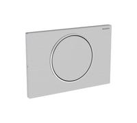 Geberit Sigma 10 Single Flush Plate - Polished Stainless Steel/Brushed Stainless Steel Finish: Polished Stainless Steel/Brushed Stainless Steel