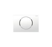 Geberit Flush Plate Sigma10 White/Chrome Plastic 164 x 246 x 14mm 115758KJ5