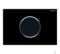 Geberit Sigma 10 touchless flush plate for dual flush toilet. Black 115.907.KM.1