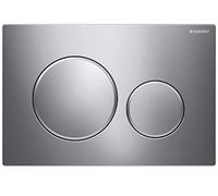 Geberit Sigma 20 Actuator Plate Pack of 1 Matte Chrome/Gloss Chrome-Plated, 115.882.KN.1
