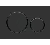 Geberit Sigma 20 Dual Flush Plate Matt Black / Gloss Black 115.882.16.1