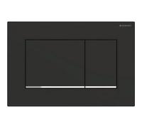 Geberit Sigma 30 Dual Push Button Flush Plate Wc Concealed Cistern Black/chrome