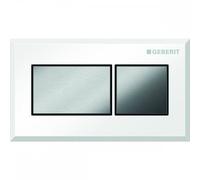 Geberit Sigma Dual Flush Plate - White/High Gloss Finish: White/High Gloss