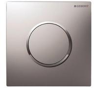 Geberit Type10 Modern Bathroom Hytouch Round Pneumatic Toilet Urinal Flush Control Actuator Plate Chrome Finish 116.015.kh.1