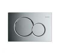 Geberit Flush Plate Kappa20 Dual Flush mechanism Chrome Plastic 115228211
