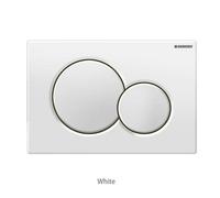Geberit Sigma01 Dual Flush Plate White