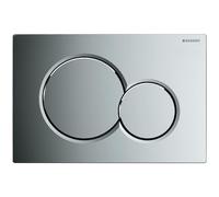 Flush plate Sigma01 for dual flush, Gloss chrome-plated (115.770.21.5)