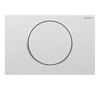 Geberit Sigma10 Round WC Single Flush Plate - Matt & Gloss Chrome - 115.758.JQ.5