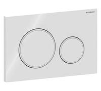 Geberit Flushing Plate Sigma20 115.882.11.1 Dual Flush White Matt 2 Quantity
