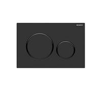 Geberit Sigma20 115.882.16.1 Flush Plate 2 Quantity Matt Black 115882161