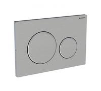 Geberit Sigma-20 Screwable Flush Plate with Dual Buttons S.Steel 115.889.SN1