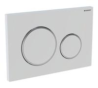 Geberit Sigma20 115.882.01.1 Flush Plate 2 Quantity Matt White 115882011