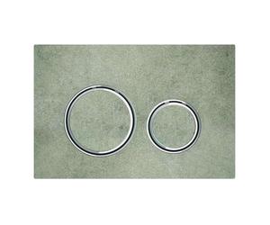 Geberit Sigma21 115.884.JV.1 2 Quantity Rinse Flush Plate Metallic Chrome Concrete 115884JV1