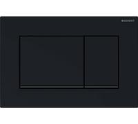 Geberit Sigma30 115.883.DW.1 Control Plate for 2 Quantity Rinsing Black Matt Black 115883DW1, Pack of 1