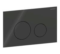 WC Flush Plate Geberit Sigma40 Dual flush Black/Glossy Glass 115628SJ1