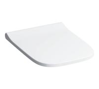 Geberit Soft Close Toilet Seat Smyle Square Quick-Release Antibacterial 450x356x43mm White